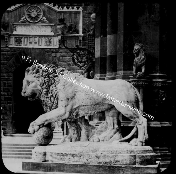 MARBLE LION, LOGGIA DEI LANZI